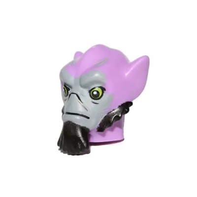 Buy LEGO - Minifig, Head Modified W/ Light Bluish Gray Face, Black Beard & Sideburns • 123.09£