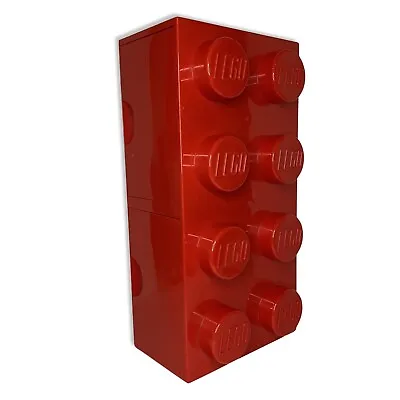 Buy LEGO 8-Stud Bright Red Storage Brick Drawer Classic Box Pre Owned • 26.99£