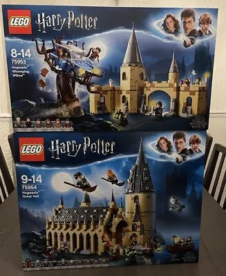 Buy LEGO Harry Potter Great Hall 75954 & 75953 Whomping Willow FAST DELIVERY • 189£