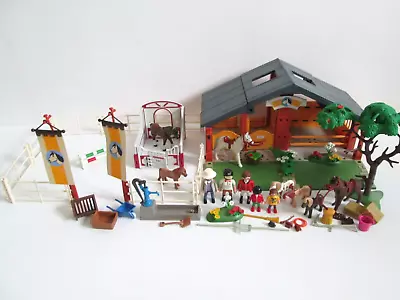 Buy Playmobil Bundle - 3120 5108 Horse Stable With Animals Figures & Accessories • 37.99£