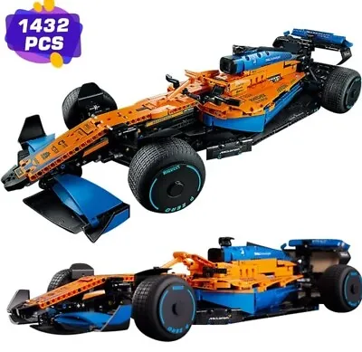 Buy *NEW* 2022 Mclaren Formula 1  F1 Brick Build Construction Toy Set (1432 PCS) • 79.95£