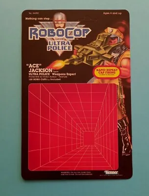 Buy Kenner Robocop Ultra Police Ace Jackson Prototype Proof Figure Card Back 1980s • 79.75£