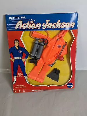Buy 1971 Mego Action Jackson Outfit Diver Original Packaging K32 • 71.97£