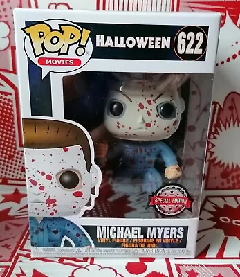 Buy Halloween - Michael Myers Blood-splattered Pop! Vinyl - Exclusive FREE Protector • 48.95£