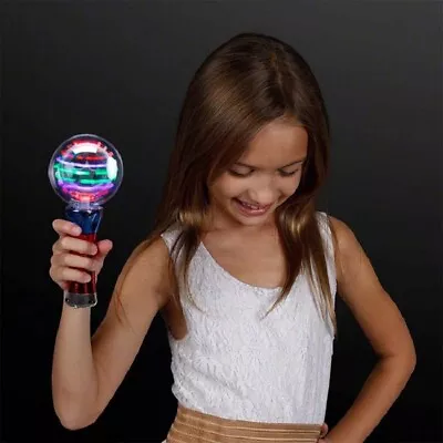 Buy Light Up Magic Ball Toy Wand For Kids Flashing LED Wand Spinning Light Show HOT~ • 9.59£