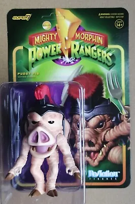 Buy Mighty Morphin Power Rangers Pudgy Pig Super 7 Reaction Figure • 9£