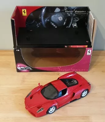 Buy Hot Wheels 1:18 Ferrari Enzo Diecast Model Red • 34.99£