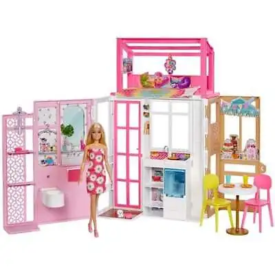 Buy Mattel Barbie First Time Set Cute Pink Two-storey House. • 80.99£