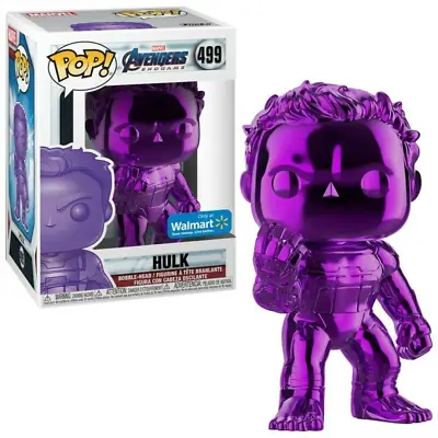 Buy Funko POP 499 Marvel Avengers Endgame W2 Hulk Purple Action Figure Collectible • 8.99£