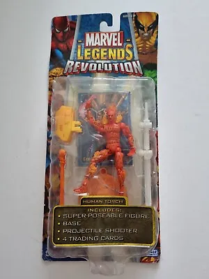 Buy Human Torch Figure Marvel Legends Revolution, 2005, Toy Biz, Rare, BNIB • 11.99£