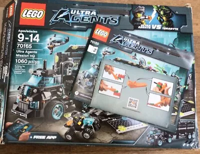 Buy Lego 70165 Ultra Agents Mission HQ Complete With Box And Instructions • 60£