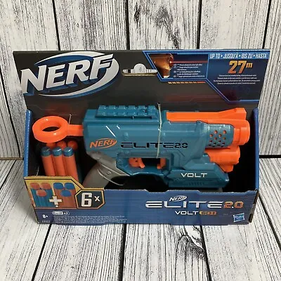 Buy Nerf Elite 2.0 Volt SD-1 Blaster - Kids Garden Play Toys 6 Bullets - New • 10.80£