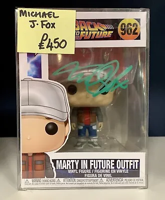 Buy Back To The Future Funko Pop #962 **signed By Michael J Fox** • 450£
