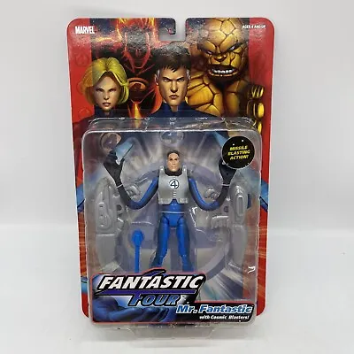 Buy Fantastic 4 Four Mr Fantastic Figure Cosmic Blasters Carded Toy Biz Marvel • 22.99£
