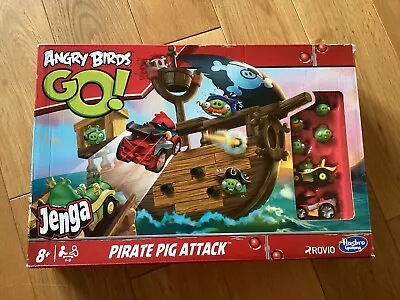 Buy Angry Birds Go! Jenga Pirate Pig Attack Game Board Game Very Good Condition • 9£