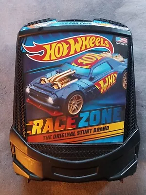 Buy Hot Wheels Race Zone Made In USA 100 Car Rolling Storage Case W Handle • 14.17£