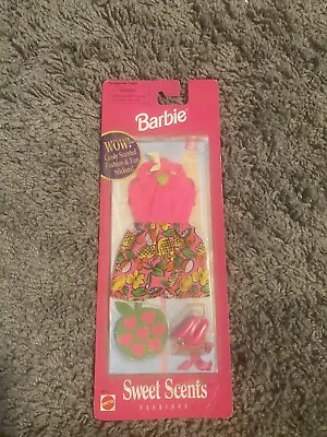 Buy Barbie Sweet Scent & Fruity Fun Fashions Pack Outfit • 4.99£