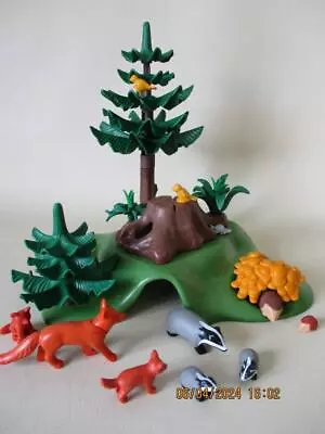 Buy Playmobil 4204 Forest Animals With Cave • 9.99£