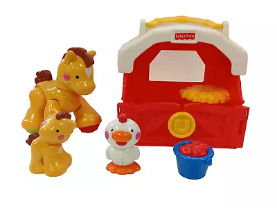 Buy Fisherprice Amazing Animals Click Clack Horse, Fowl And Barn Playset Toys • 6.99£