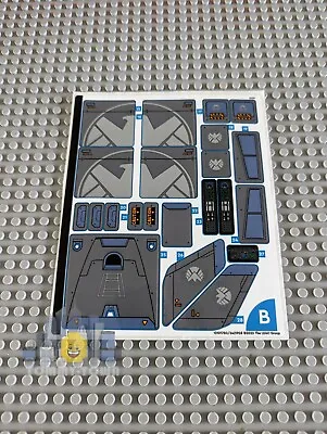 Buy Lego Super Heroes STICKER SHEET 2 ONLY For Set 76248 The Avengers Quinjet • 4.99£
