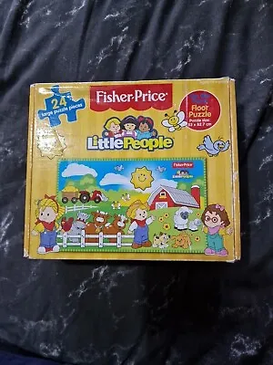 Buy Little People Fisher Price Floor Puzzle 24 Piece Farm • 3.50£