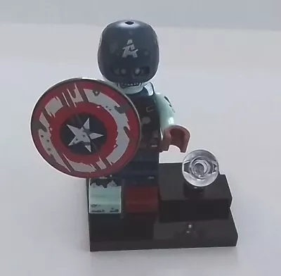 Buy LEGO Minifigure - Marvel Series - Zombie Captain America 71031-9 Unused - VGood • 14£