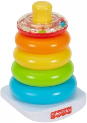 Buy Fisher-Price N8248 Farbring Pyramid Colorful Stacking Tower Motorics Skirt A Stack 29cm • 17.30£