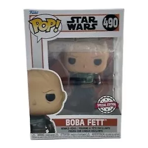 Buy Funko Pop Star Wars Boba Fett Special Edition Figure N•490 • 12.29£