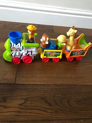 Buy Fisher Price Little People MUSICAL ZOO TRAIN Toy With Sound + 4 Figures.. • 5£