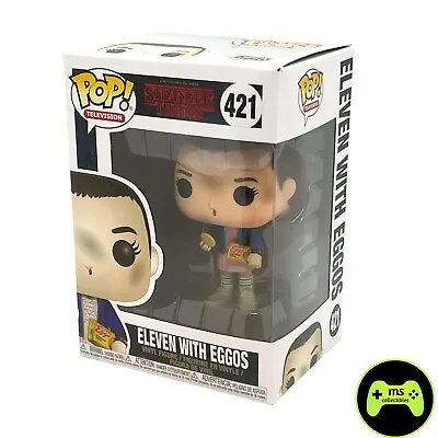 Buy Funko POP! Television Eleven With Eggos #421 Stranger Things Netflix NEW & ORIGINAL PACKAGING • 16.43£