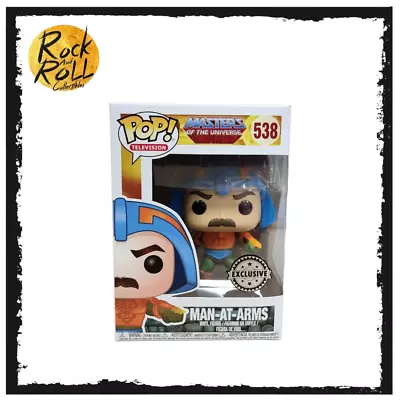 Buy Man-At-Arms Funko Pop Vinyl Figure MOTU Masters Of The Universe Man At Arms 538 • 27.99£