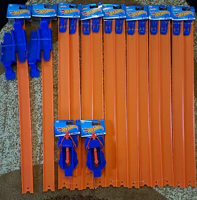 Buy Hot Wheels Track Lot Of 2 Loops, 2 Blue  Launchers & 6 Sets Of 24  Tracks  • 26£