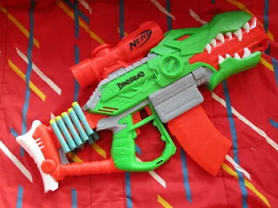 Buy Nerf DinoSquad Rex Rampage Motorised Dart Blaster Gun With 10 X Darts - Aged 8+ • 24.95£