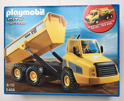 Buy Playmobil 5468 Articulated Industrial Dump Truck, Used, VGC, Complete, Boxed • 19.99£