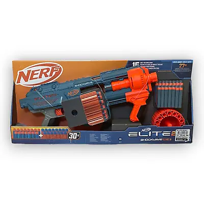 Buy Nerf Blaster Elite 2.0 Shockwave RD-15 Nerf Gun 15-Dart Drum With 30 Nerf Darts • 30.19£