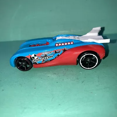 Buy Hot Wheels Diecast Stunt Team Fantasy Car Red White Blue Loose See Photos Nice • 2.95£