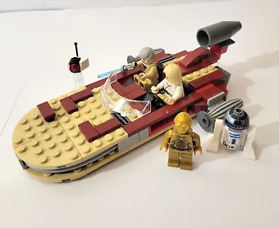 Buy LEGO STAR WARS #8092 LUKE'S LANDSPEEDER With R2-D2 Luke Skywalker Obi-wan C-3PO • 24.97£