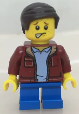 Buy LEGO® Minifigure Boy Jacket Dark Red From Set 31105 Townhouse Toy Store Twn382 • 10.36£