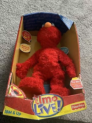 Buy Elmo Live! Fisher Price Rare Interactive Talking Singing Sesame Street Elmo 15” • 34.99£