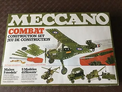 Buy Vintage 1978 Meccano Combat Construction Set (pre-owned) • 9.99£