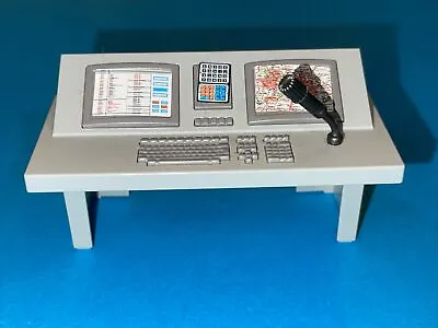 Buy Playmobil Airport Fire Police Station Control Desks  SEE PICS • 4.99£