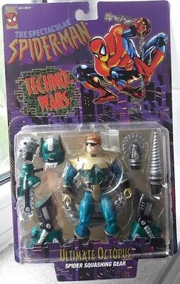 Buy The Spectacular Spiderman: Techno-Wars: Ultimate Octopus, Unopened Toy Biz, 1996 • 49.95£