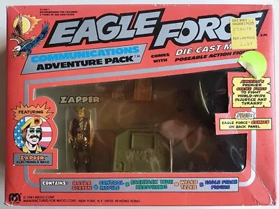 Buy Vintage Mego Eagle Force Zapper Communications Pack Mib Moc Action Figure 1981 • 60£