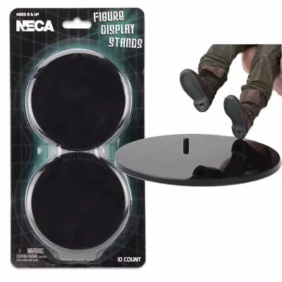 Buy 10Pcs NECA Action Figure Display Stands Black For Most 6-8  Plastic 3.5  Round • 15.59£
