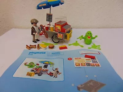 Buy Playmobil Ghostbusters Set 9222 Slimer With Hot Dog Stand Complete • 5.50£