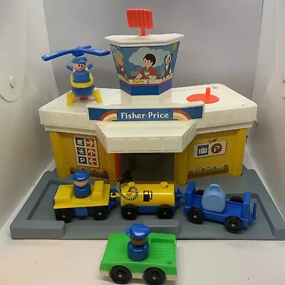 Buy Vintage Fisher Price Play Family #933 Jetport Airport,1981 Excellent Condition  • 34.99£