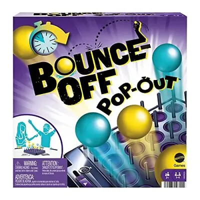 Buy ​BOUNCE-OFF POP-OUT Party Game For Family Teens Adults With 16 Balls 20 Chall... • 14.09£