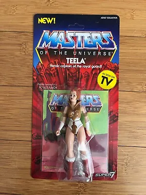 Buy Bnib Masters Of The Universe Motu Super7 Series Teela Action Figure He-man • 39.99£