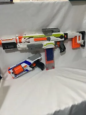 Buy Nerf Modulus With 2 Attachments Loaded -nerf Strong Arm Pump Action • 22.99£