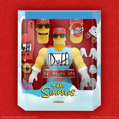 Buy Super7 The Simpsons ULTIMATES Wave 2 Duffman Action Figure • 62.99£